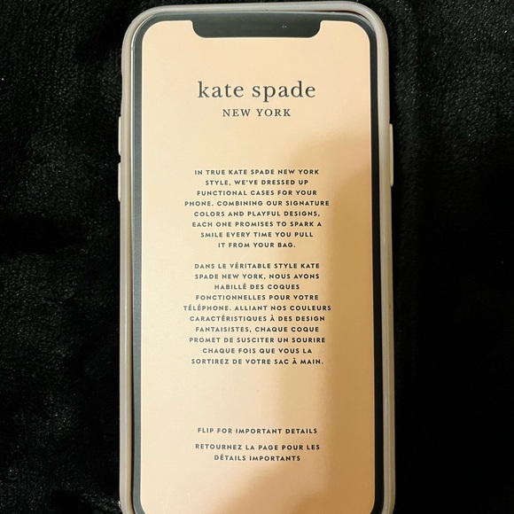 USED 2 IPhone XS/IPhone X Kate Spade Cases - Picture 4 of 6